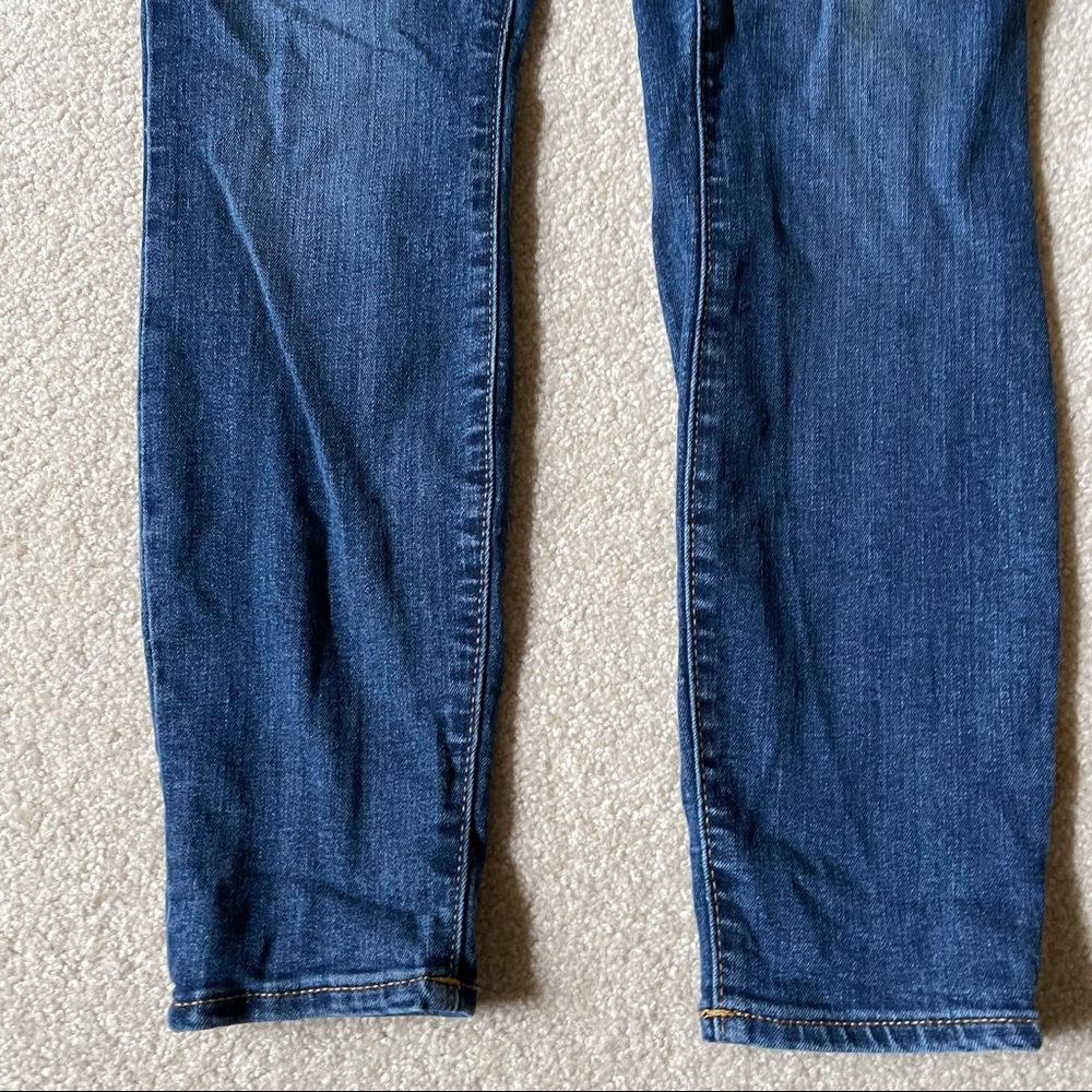 GAP Maternity Full Panel Jegging Dark Indigo Wash Pockets-26 Regular - Picture 5 of 11